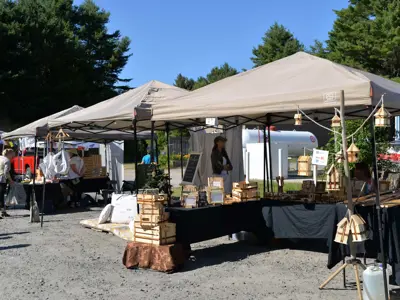 Farmers Market photo of vendors from 2016