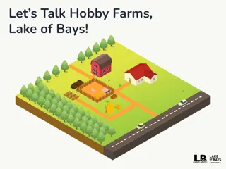 Let's Talk Hobby Farms, Lake of Bays isometric farm
