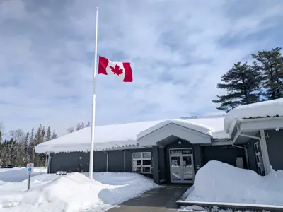 Canadian Flag at Half-mast