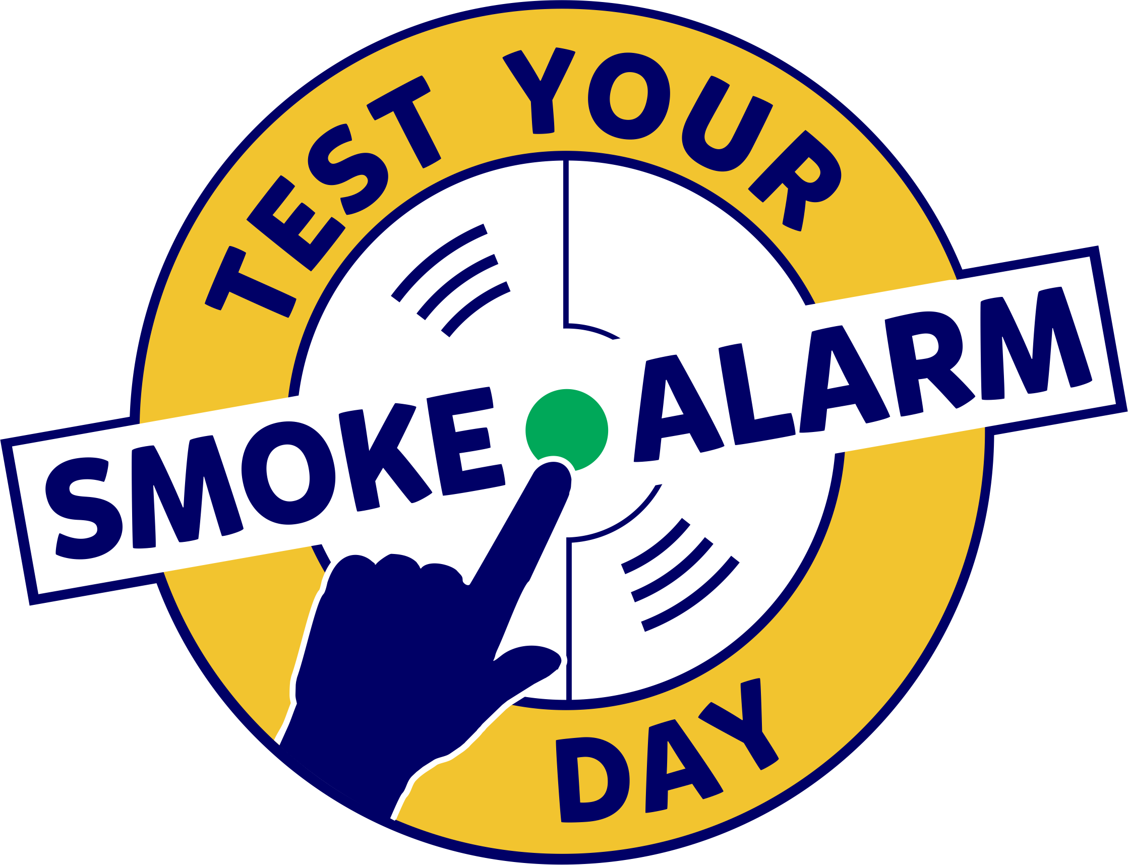 Test Your Smoke Alarm Day Logo