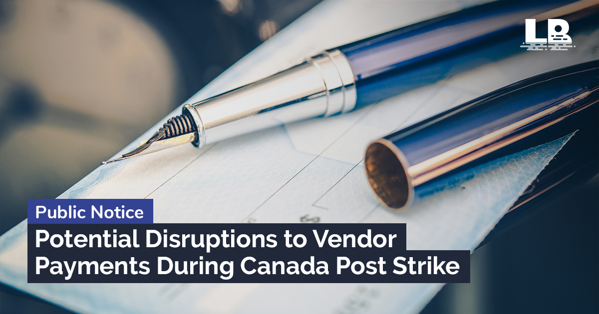 Potential Disruptions to Vendor Payments During Postal Strike