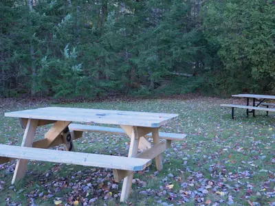 picnic tables