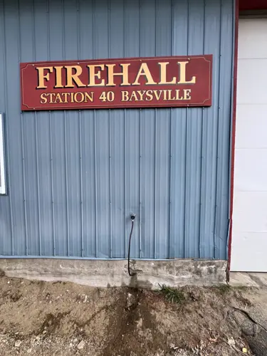 Baysville Fire Station Water Tap